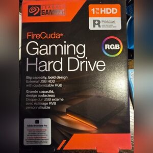 Seagate FireCuda Gaming Hard Drive with RGB